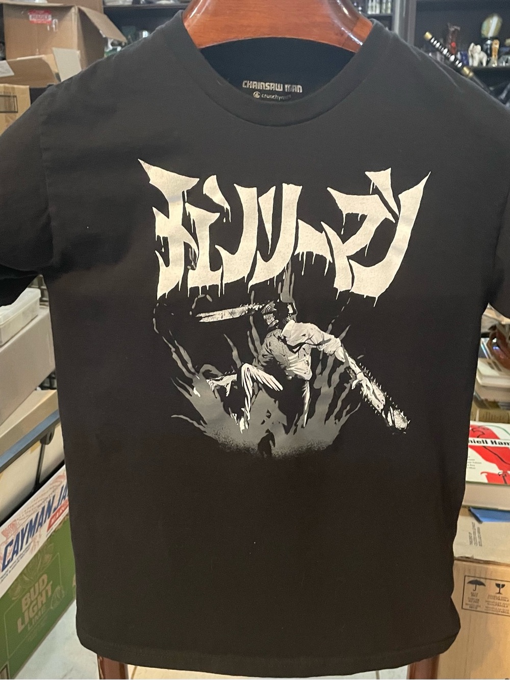 Chainsaw Man Anime Black Graphic Tee Crunchyroll